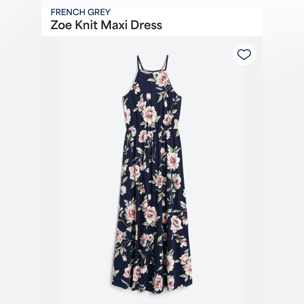 Long flowery maxi dress